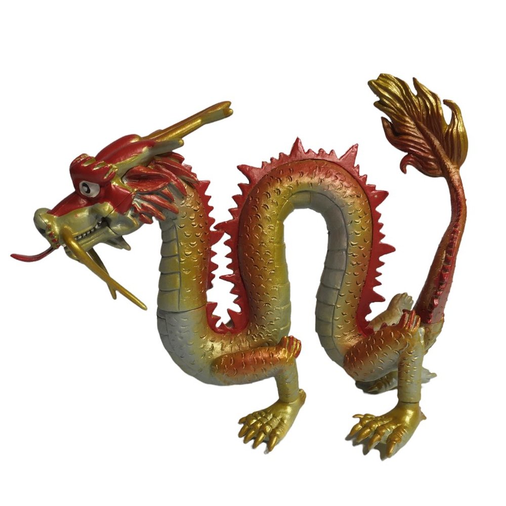 TIBETAN DRAGON Dragonology Series Figure Sababa Toys 8" inch Red Jointed VHTF - Picture 8 of 12